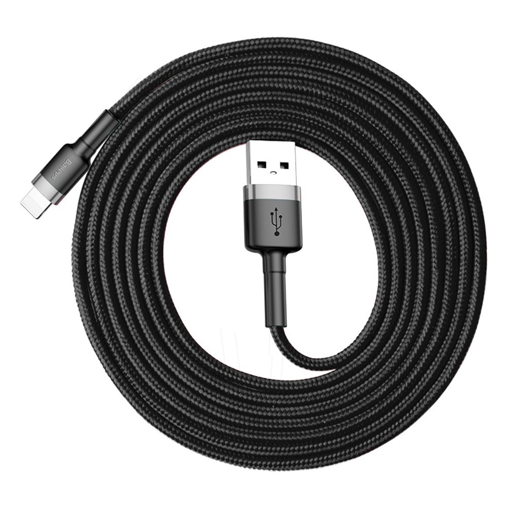Baseus Cafule USB-A / Lightning 1.5A QC 3.0 cable 2 m - blackeng