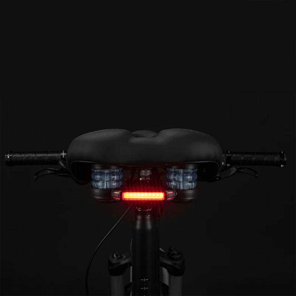 Rockbros 38218916002 MTB bicycle saddle + lamp - blackeng