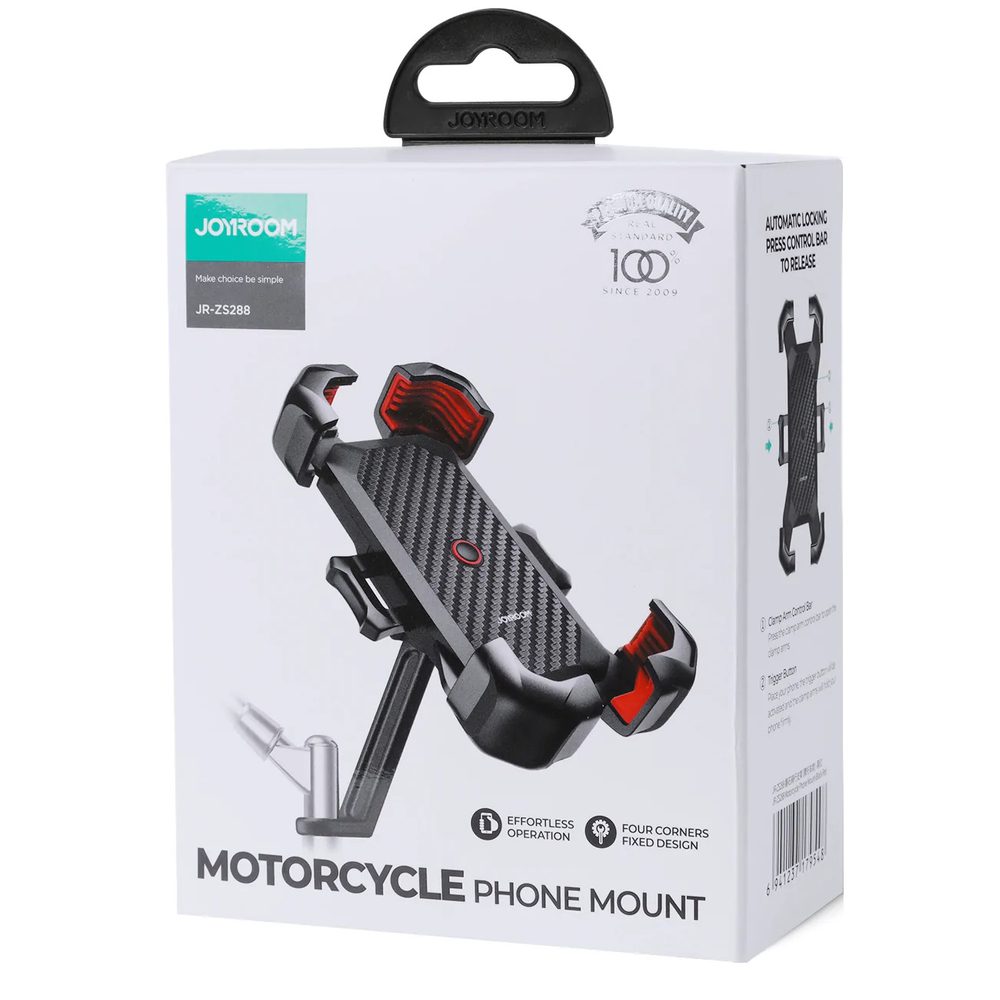 Joyroom motorcycle phone holder black (JR-ZS288-m)eng