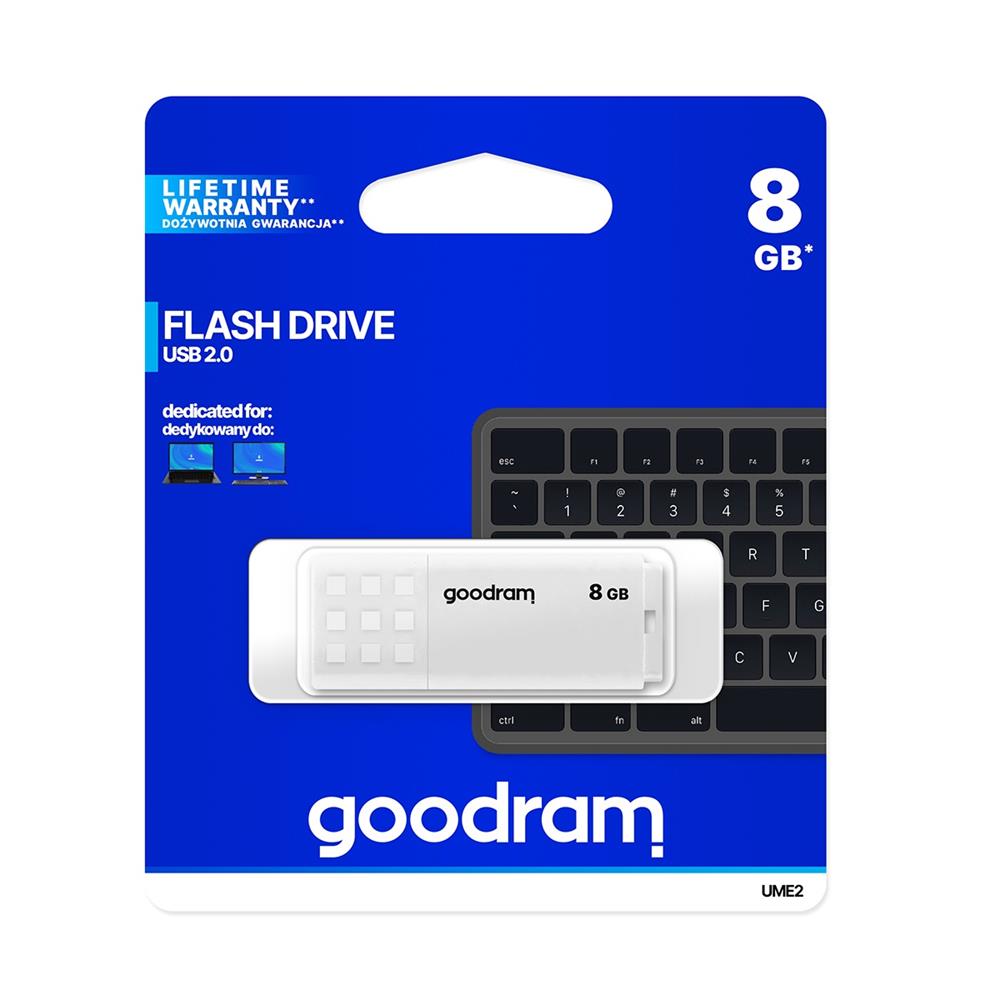176388_oryg Goodram pendrive 8GB USB 2.0 UME2 white