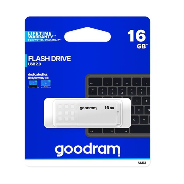 176393_oryg Goodram pendrive 16GB USB 2.0 UME2 white