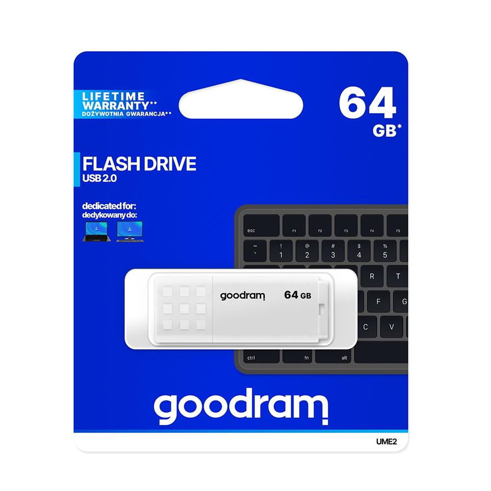 176403_oryg Goodram pendrive 64GB USB 2.0 UME2 white