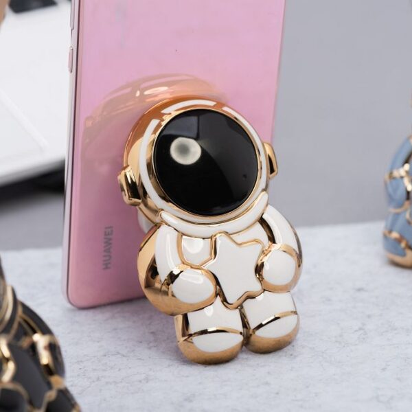 Phone stand ASTRONAUT - stick-on - white