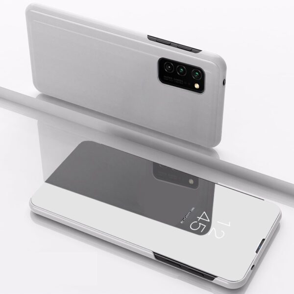 177077_oryg Smart Clear View case for Samsung Galaxy A14 4G / A14 5G silver