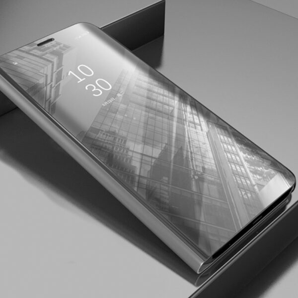 177078_oryg Smart Clear View case for Samsung Galaxy A14 4G / A14 5G silver