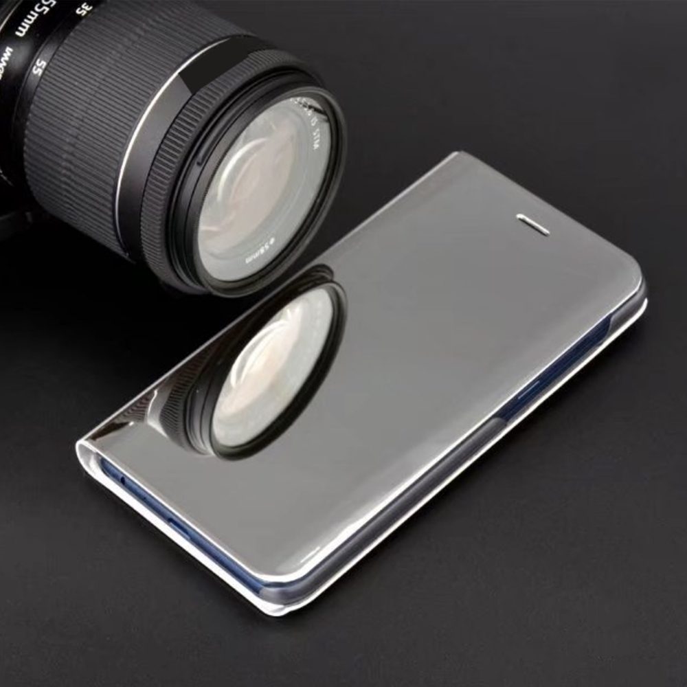 177079_oryg Smart Clear View case for Samsung Galaxy A14 4G / A14 5G silver