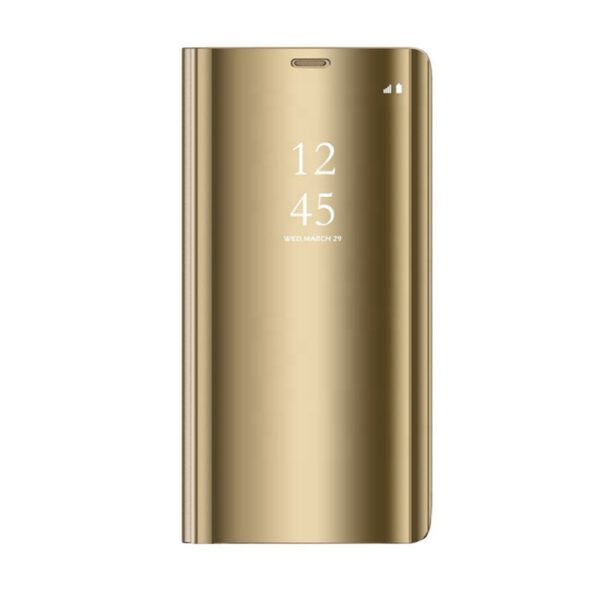 177082_oryg Smart Clear View case for Samsung Galaxy S23 gold