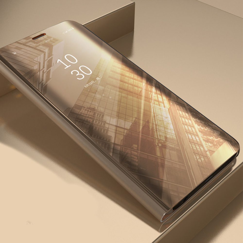 177084_oryg Smart Clear View case for Samsung Galaxy S23 gold