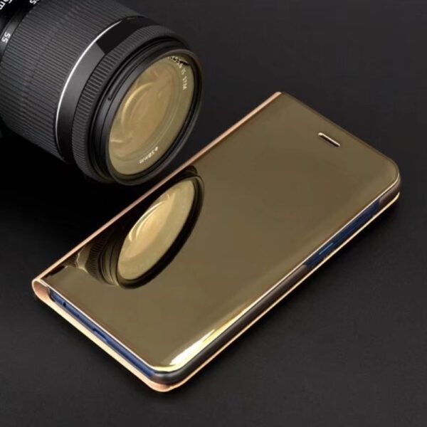 177085_oryg Smart Clear View case for Samsung Galaxy S23 gold
