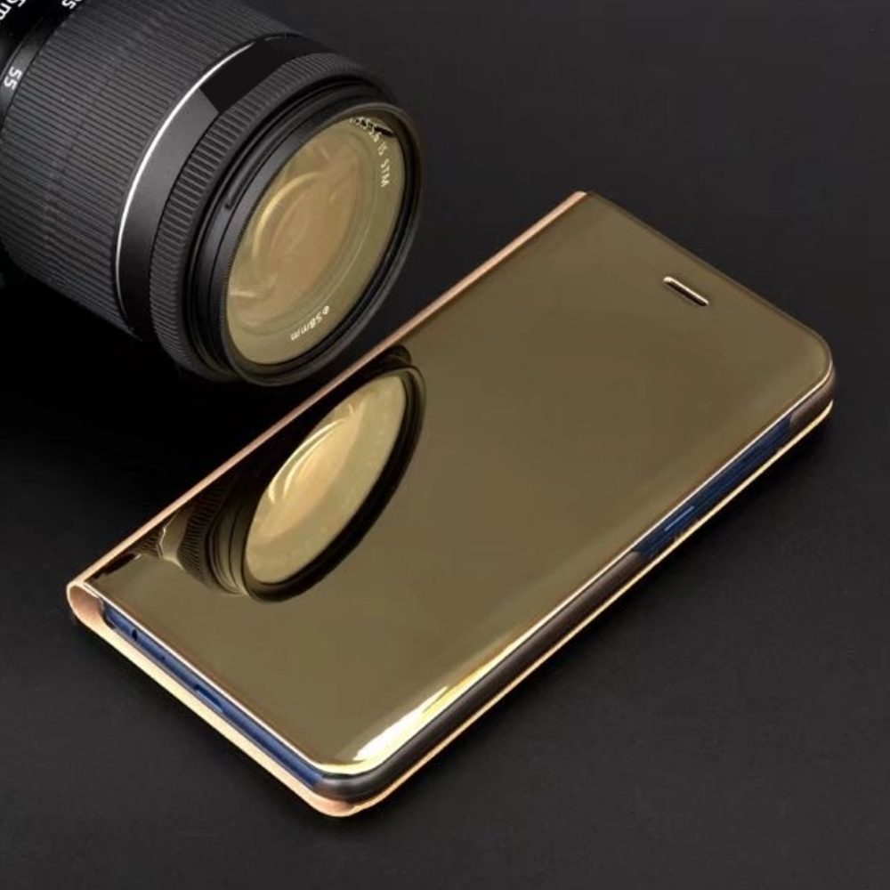 177085_oryg Smart Clear View case for Samsung Galaxy S23 gold