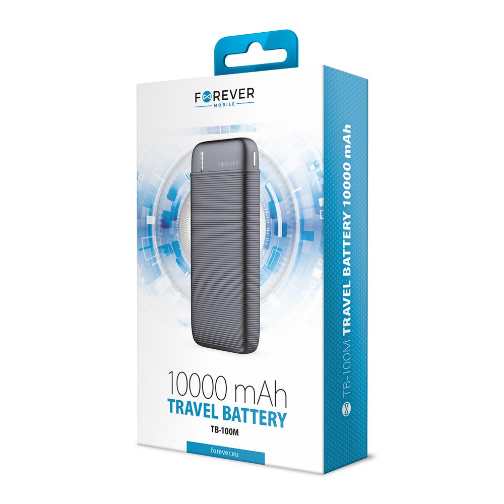 177184_oryg Forever power bank TB-100M 10000 mAh black