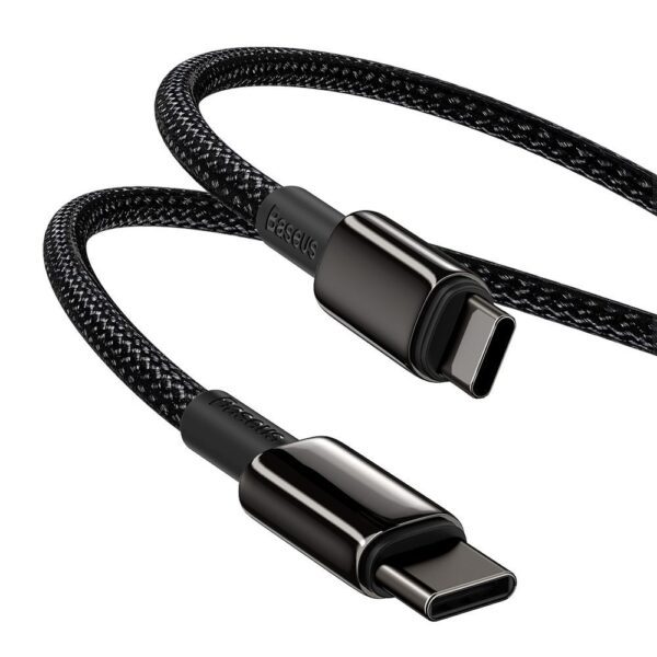 Baseus CATWJ-01 USB-C - USB-C PD QC cable 100W 5A 1m - blackeng
