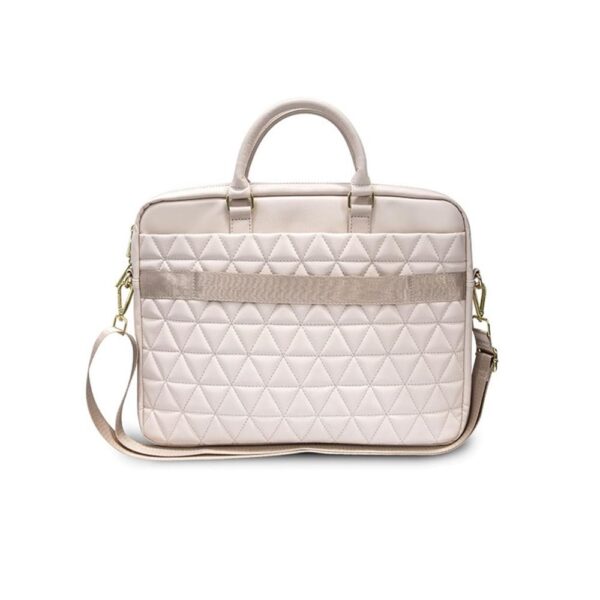 177400_oryg Guess bag for laptop GUCB15QLPK 15" pink Quilted