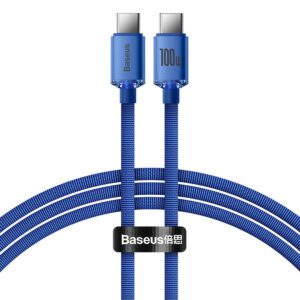 Baseus CAJY000603 USB-C - USB-C PD cable 100W 5A 480Mb/s 1.2m - blueeng