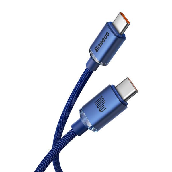 Baseus CAJY000603 USB-C - USB-C PD cable 100W 5A 480Mb/s 1.2m - blueeng