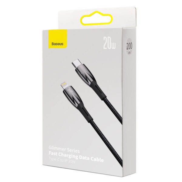 Baseus CADH000101 Lightning - USB-C PD cable 20W 480Mb/s 2m - blackeng