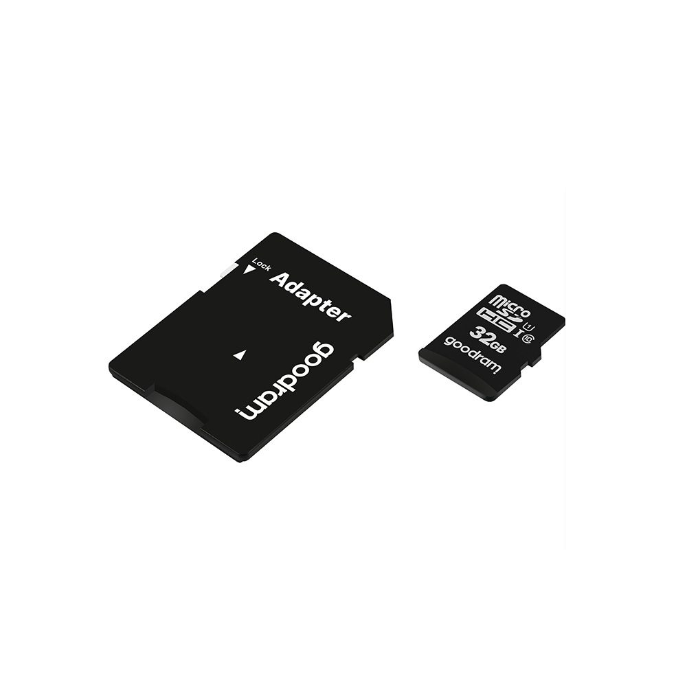 180853_oryg GoodRam memory card 32GB microSDHC cl. 10 UHS-I + adapter