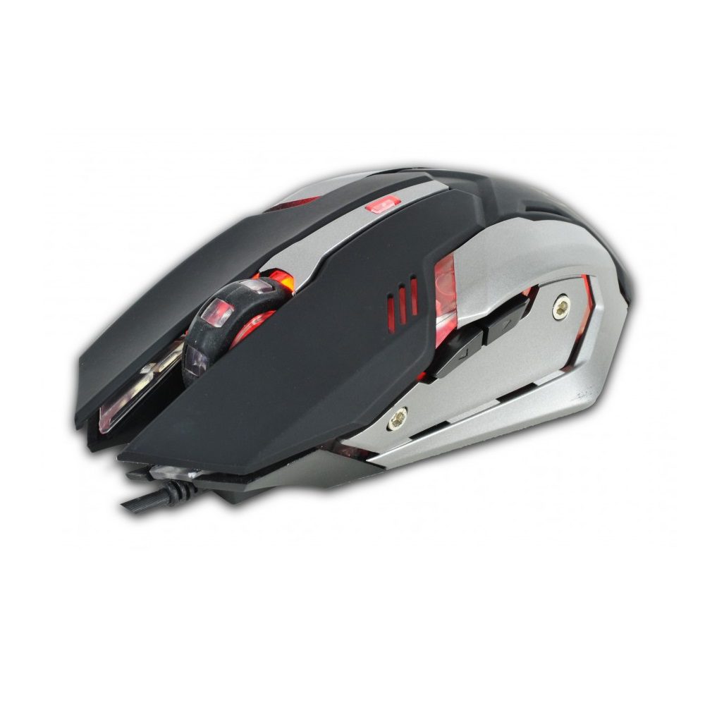 Rebeltec wired set: LED keyboard + mouse for INTERCEPTOR players