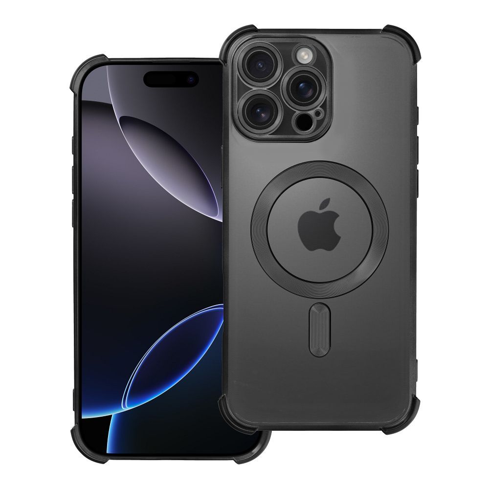 181a60538f58c87196ab120fe14538d6 Case ANTISHOCK ELECTRO for IPHONE 16 Pro Max compatible with MagSafe black