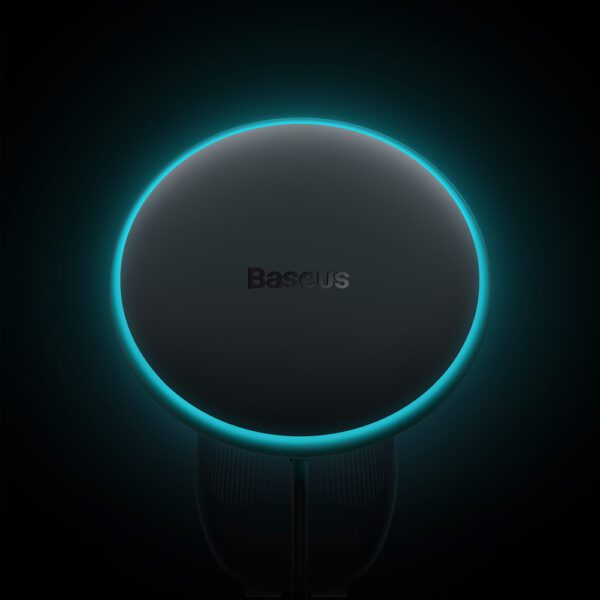 Baseus CW01 car holder for iPhone with 15W inductive charger for air vent - blackeng