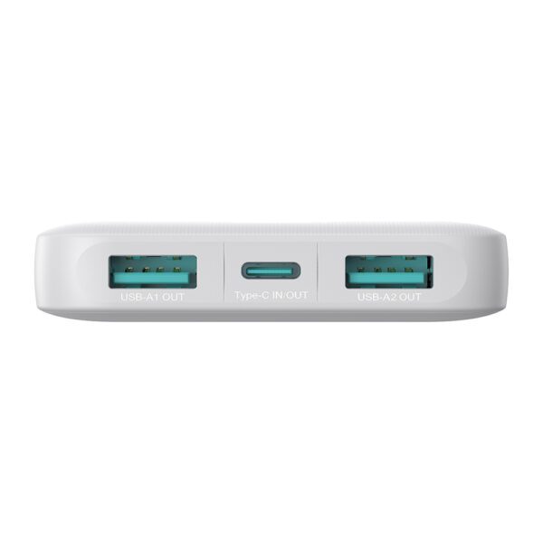 Powerbank Joyroom JR-PBF12 10000mAh 2.4A 2x USB-A 1x USB-C - whiteeng
