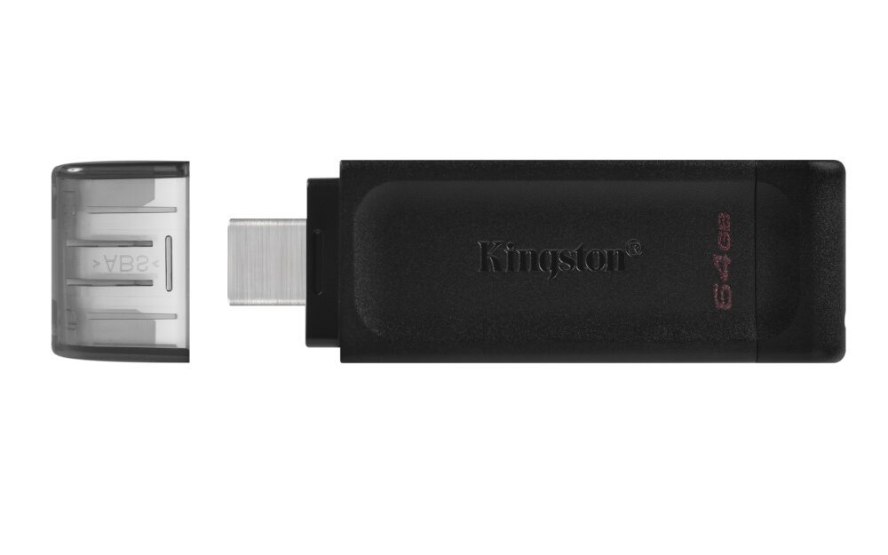 188493_oryg Kingston pendrive 64GB USB-C DT70 black