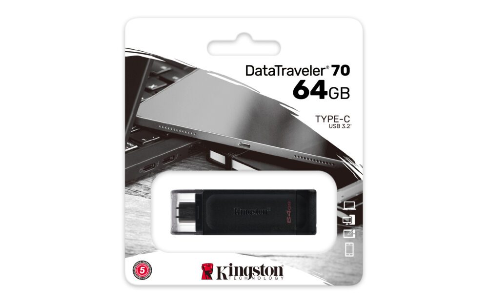 188498_oryg Kingston pendrive 64GB USB-C DT70 black