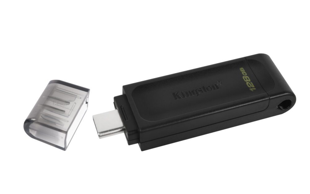 188502_oryg Kingston pendrive 128GB USB-C DT70 black