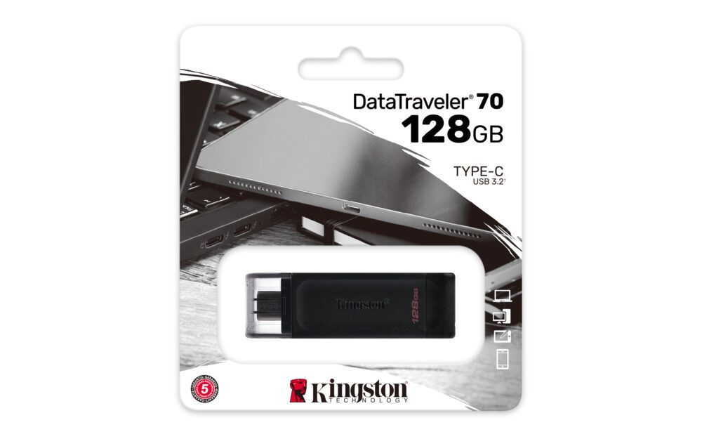188504_oryg Kingston pendrive 128GB USB-C DT70 black