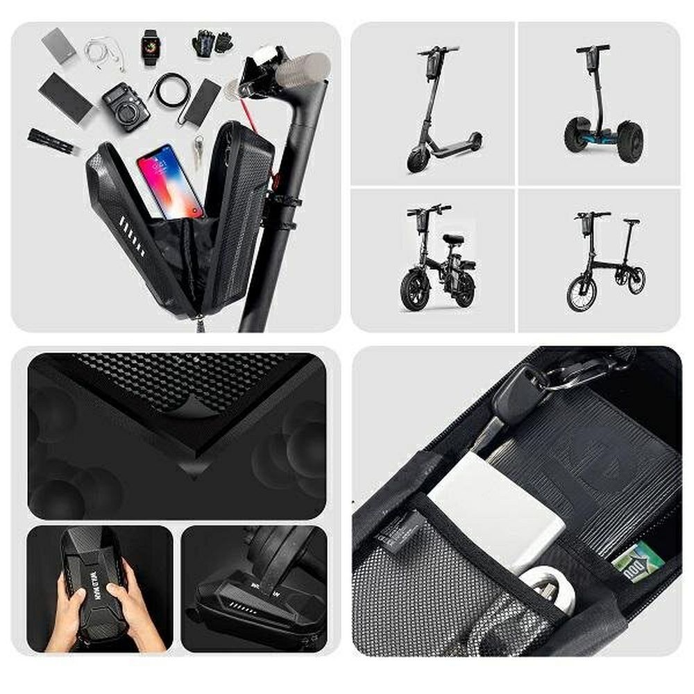 18cac67e38b1965bcd6fb5942144d261 WILDMAN traveling bag for scooter waterproof 4L ES8X Max black