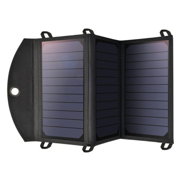 Choetech SC001 solar foldable charger 19W 2x USB-A - blackeng