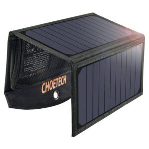 Choetech SC001 solar foldable charger 19W 2x USB-A - blackeng