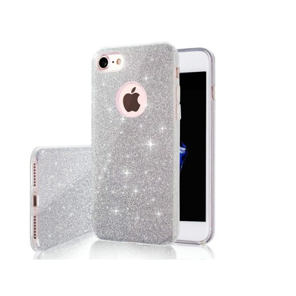 192332_oryg Glitter 3in1 case for Xiaomi Redmi Note 10 5G / Poco M3 Pro / M3 Pro 5G silver
