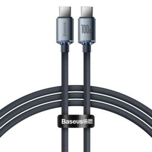 Baseus CAJY000601 USB-C - USB-C PD cable 100W 5A 480Mb/s 1.2m - blackeng