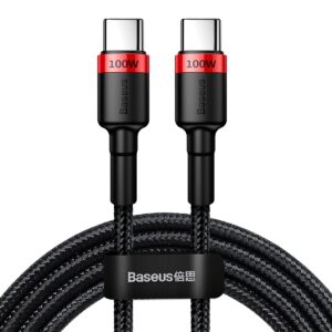 Baseus cable Cafule PD USB-C - USB-C 2,0 m 5A red-black 100W