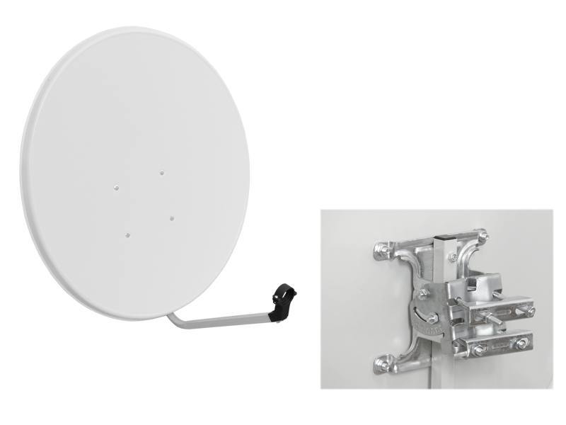 196360_oryg Satellite dish 80, white, 5pcs kit with mounting accessories