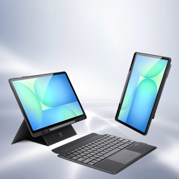 Etui z klawiaturą Dux Ducis (DK series) na Samsung Tab S10 FE+ (Plus) - czarnepol