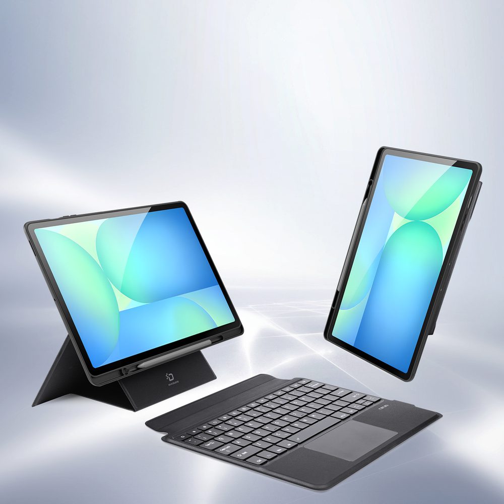 Etui z klawiaturą Dux Ducis (DK series) na Samsung Tab S10 FE+ (Plus) - czarnepol
