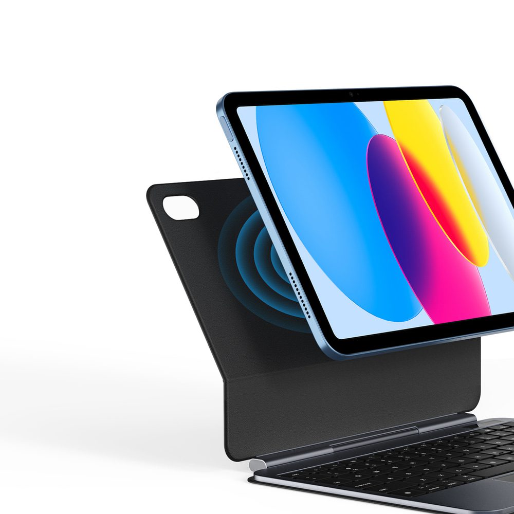 Etui z klawiaturą Dux Ducis (MK series) na iPad 10" (2022) iPad 11" (2025) - czarnepol