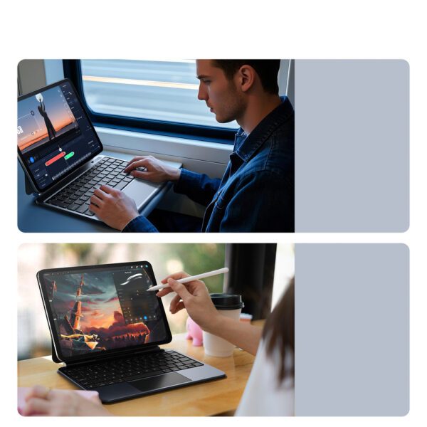 Etui z klawiaturą Dux Ducis (MK series) na iPad Pro 11" (2024) - czarnepol