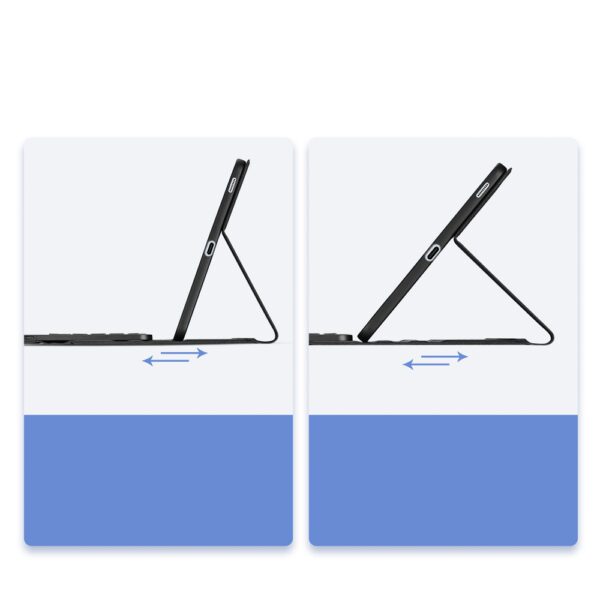 197210_5 Etui z klawiaturą Dux Ducis (TK series) na Samsung Tab S10 FE+ (Plus) - czarnepol