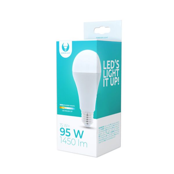198177_oryg LED bulb E27 A65 15W 230V 3000K 1450lm Forever Light