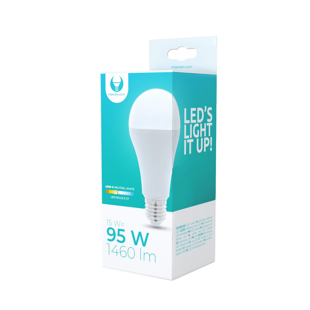 198178_oryg LED bulb E27 A65 15W 230V 4500K 1460lm Forever Light