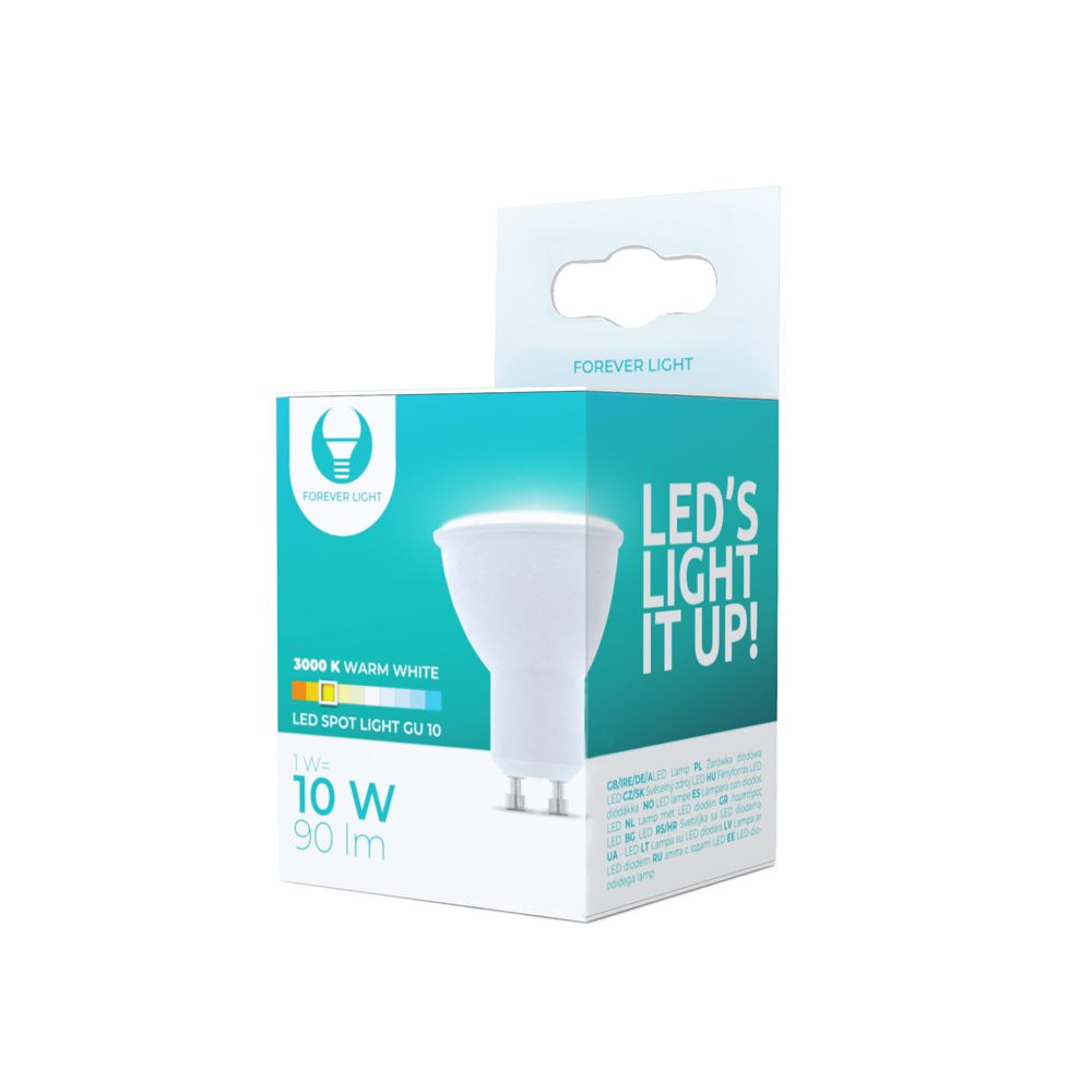 198193_oryg LED bulb GU10 1W 230V 3000K 90lm Forever Light