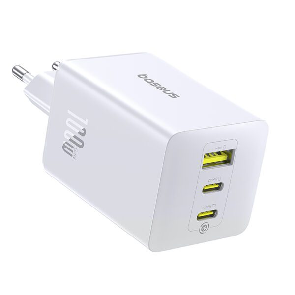 198967_3 Baseus EnerFill FE11 2 x USB-C / USB-A 100W Wall Charger - Whiteeng