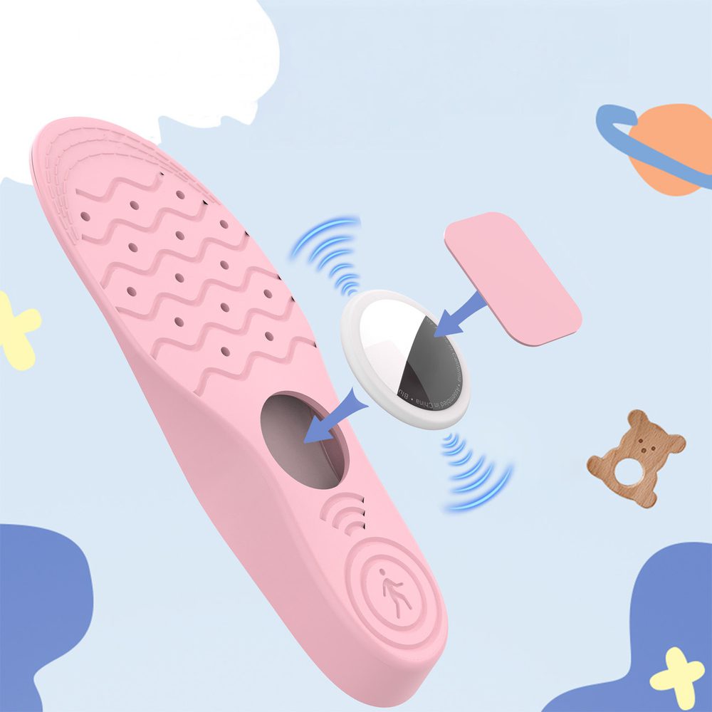 Wkładki do butów - etui ochronne na AirTag (175mm-190mm) - różowepol