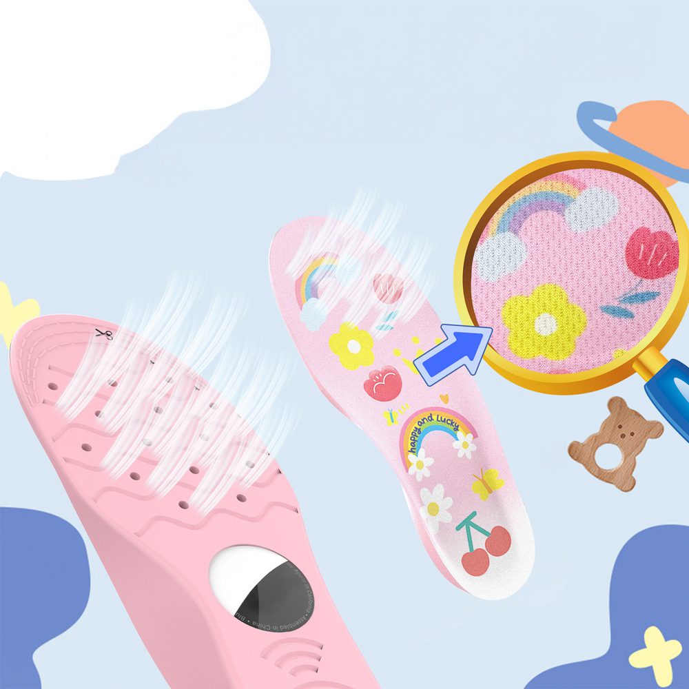 Wkładki do butów - etui ochronne na AirTag (175mm-190mm) - różowepol