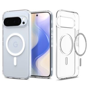 Spigen Ultra Hybrid Mag MagSafe Case for Google Pixel 10 / 10 Pro - Clear and Whiteeng