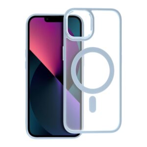 MATTE MAG COVER case compatible with MagSafe for IPHONE 13 blue