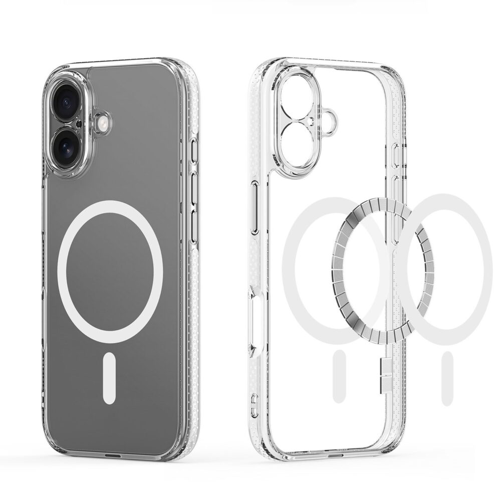 1de0747e0295eb852297cd034bc3a025 DUX DUCIS case CLIN MAG compatible with MagSafe for IPHONE 17 transparent